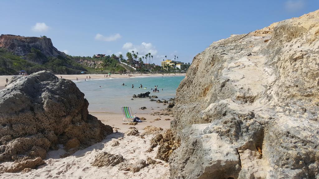 Praia Tabatinga Ap Beira Mar Com Vista Deslumbrante Da Praia Жакуман Экстерьер фото