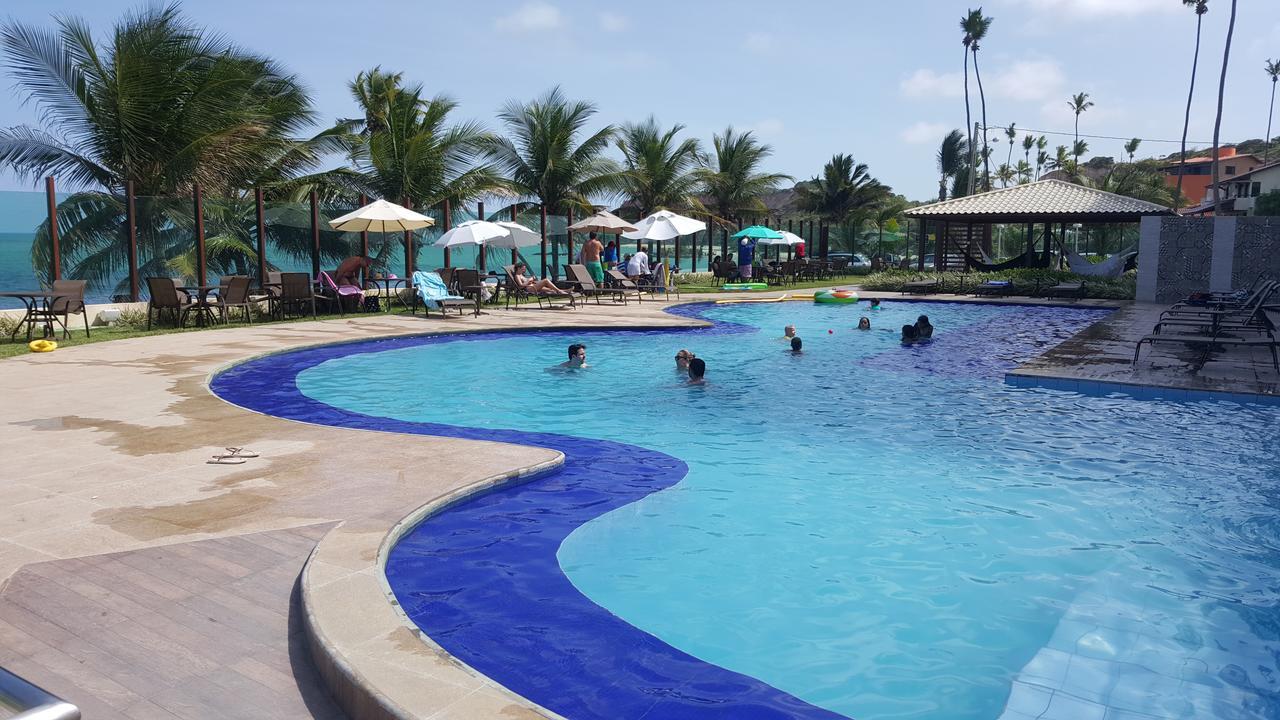 Praia Tabatinga Ap Beira Mar Com Vista Deslumbrante Da Praia Жакуман Экстерьер фото