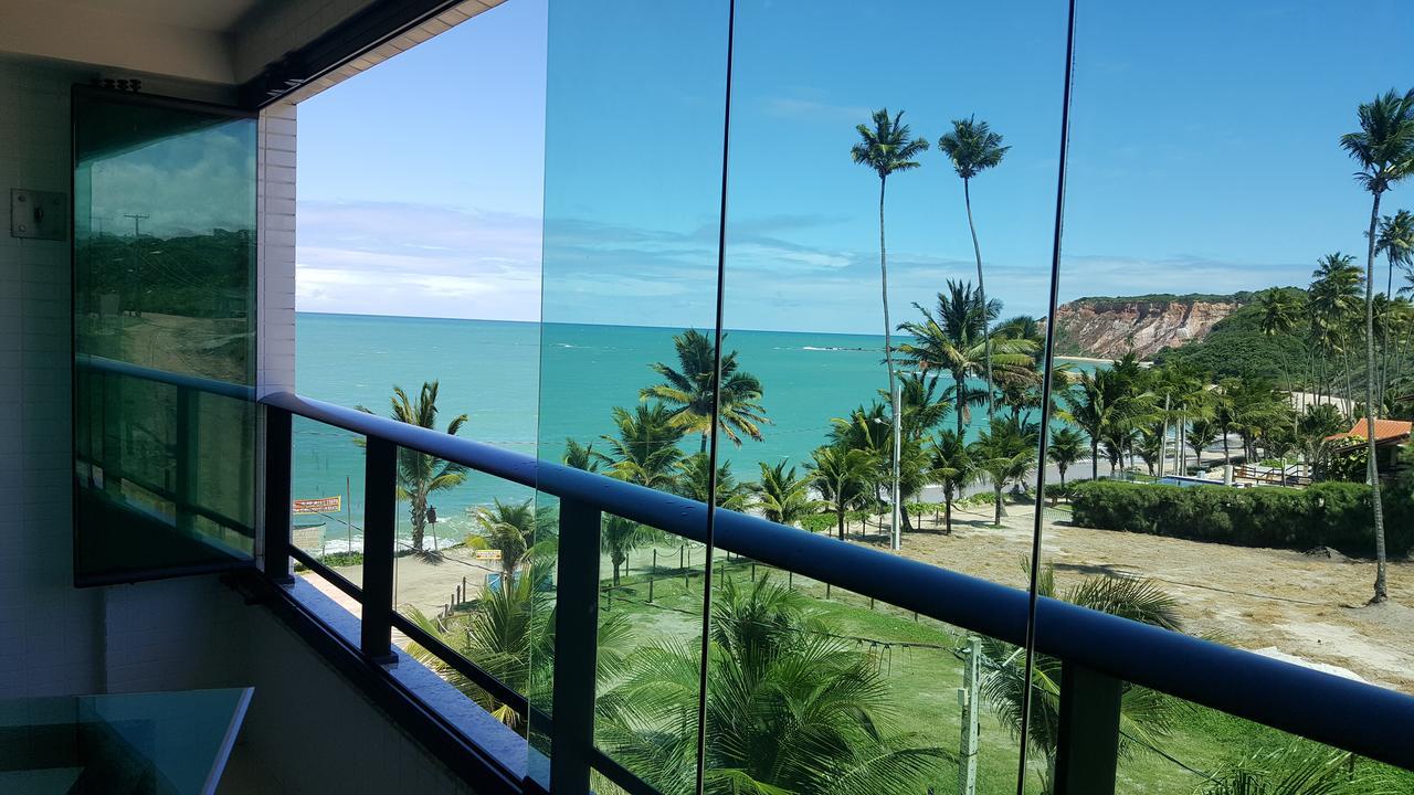 Praia Tabatinga Ap Beira Mar Com Vista Deslumbrante Da Praia Жакуман Экстерьер фото
